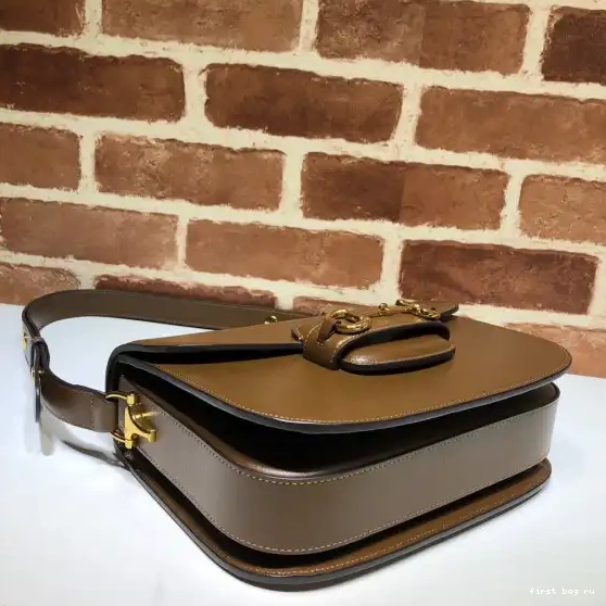 First bag ru shoulder GUCCI bag Horsebit 1955 0701